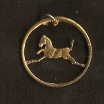 India Horse Cut Coin