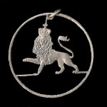 British Royal Lion Cut Coin