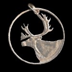 Canadian Caribou Cut Coin